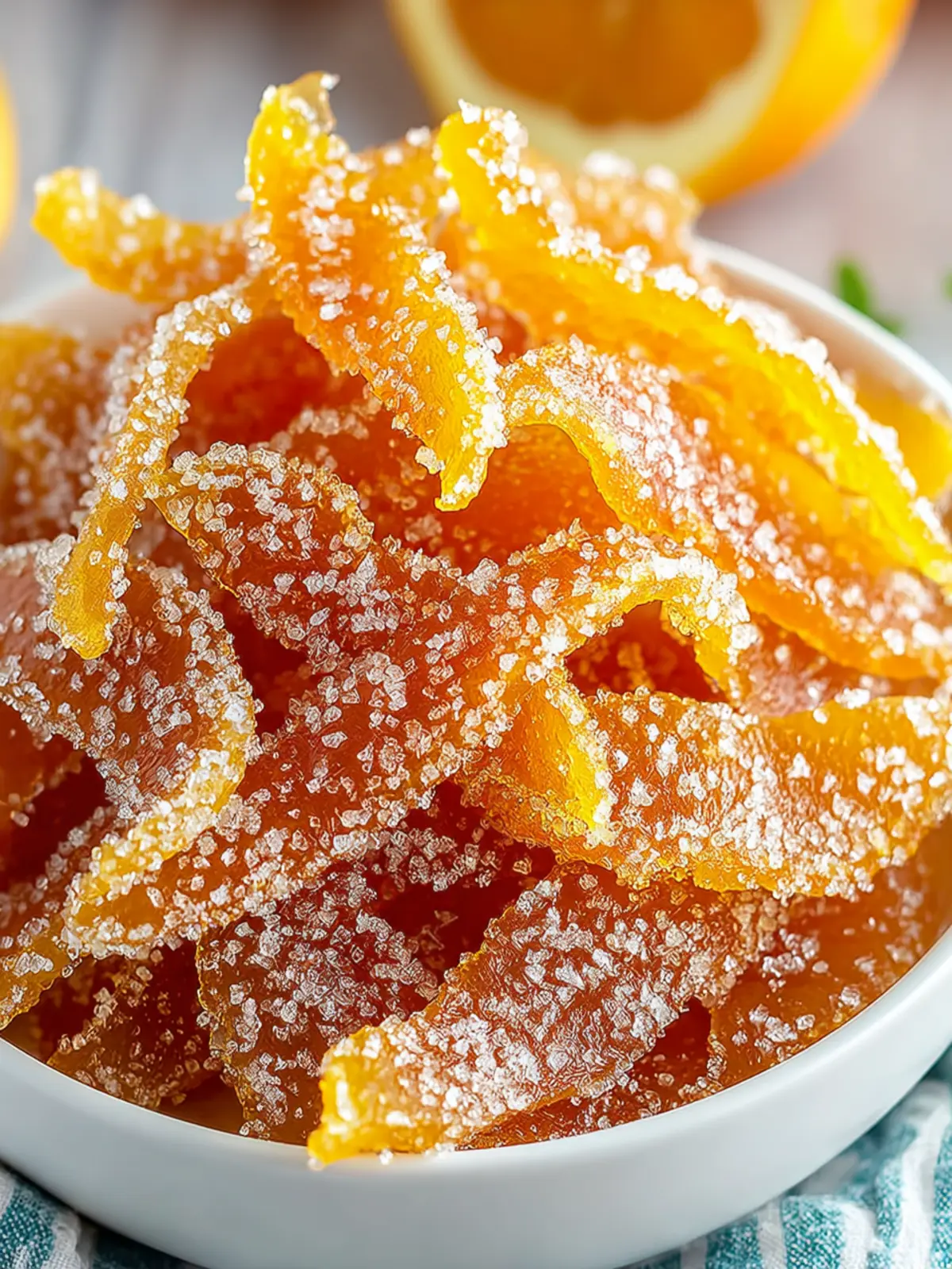 Delightful Candied Orange Peel - A Sweet Holiday Treat First Image