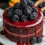 Blackberry Velvet Gothic Cake First Image