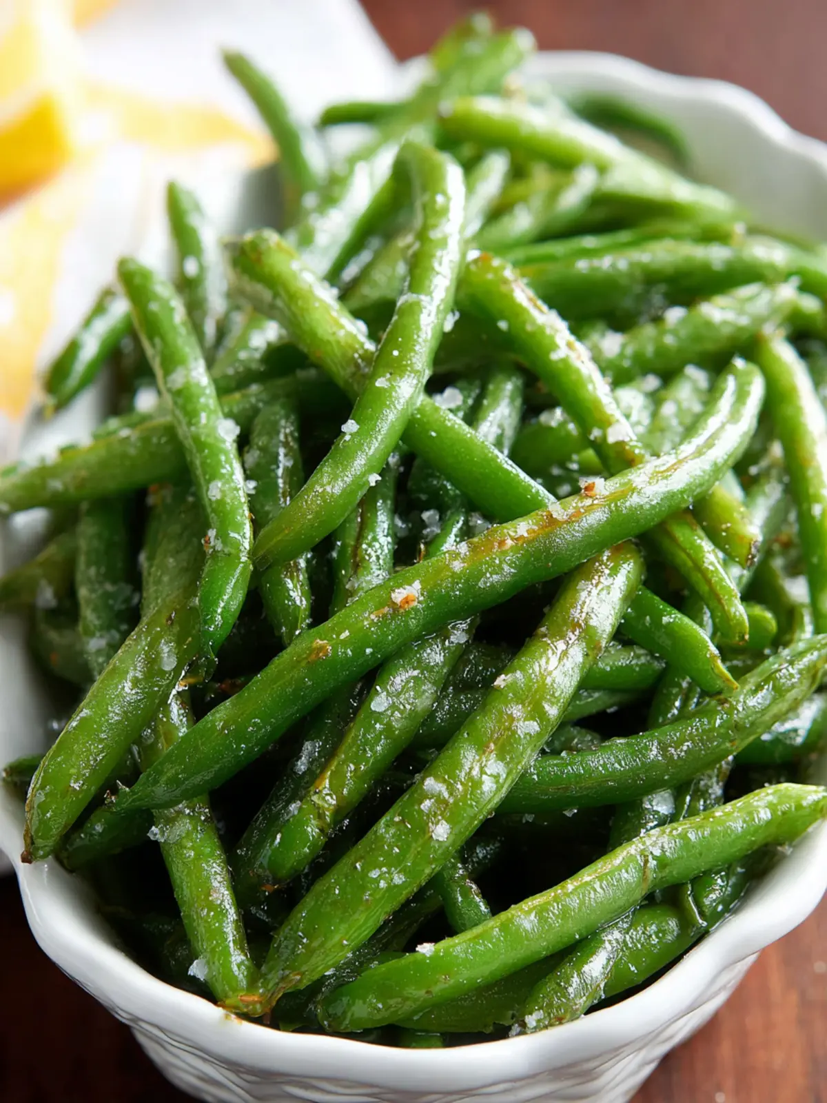 Air Fryer Frozen Green Beans First Image