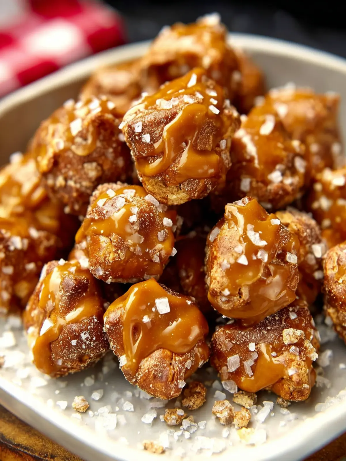 Salted Caramel Peanut Butter Pretzel Bites First Image