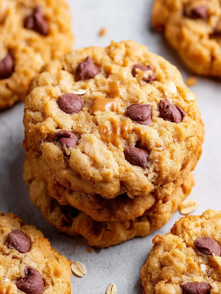 Peanut Butter Oatmeal Cookies First Image