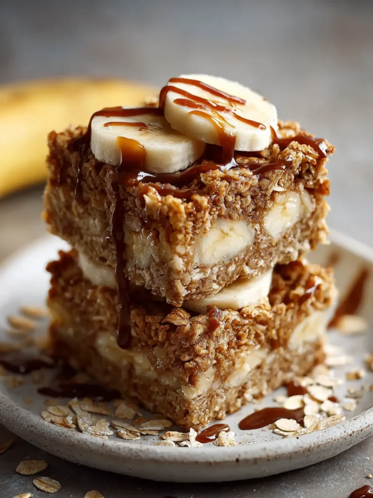 Energizing Banana Oatmeal Bars First Image