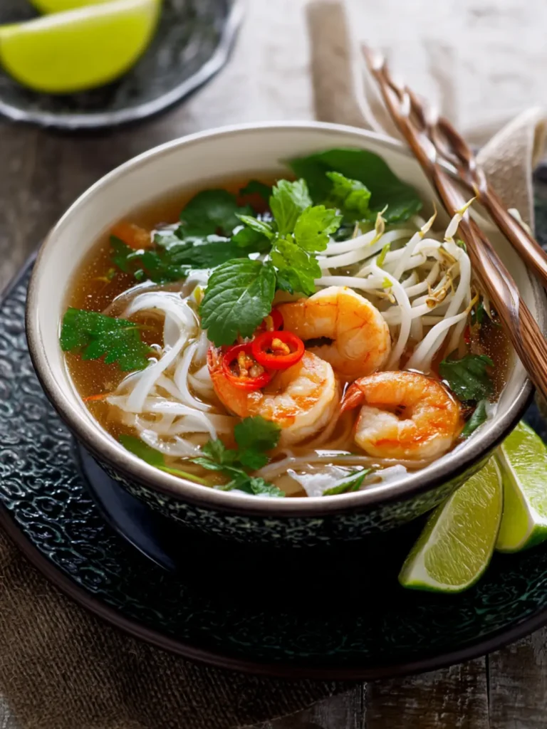 Shrimp Pho Noodle Soup First Image