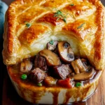 Irresistible Steak and Mushroom Pot Pie Recipe to Savor First Image
