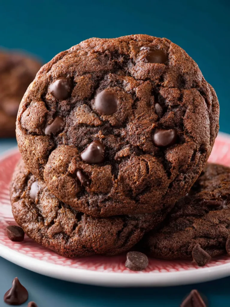Double Chocolate Chip Cookies First Image