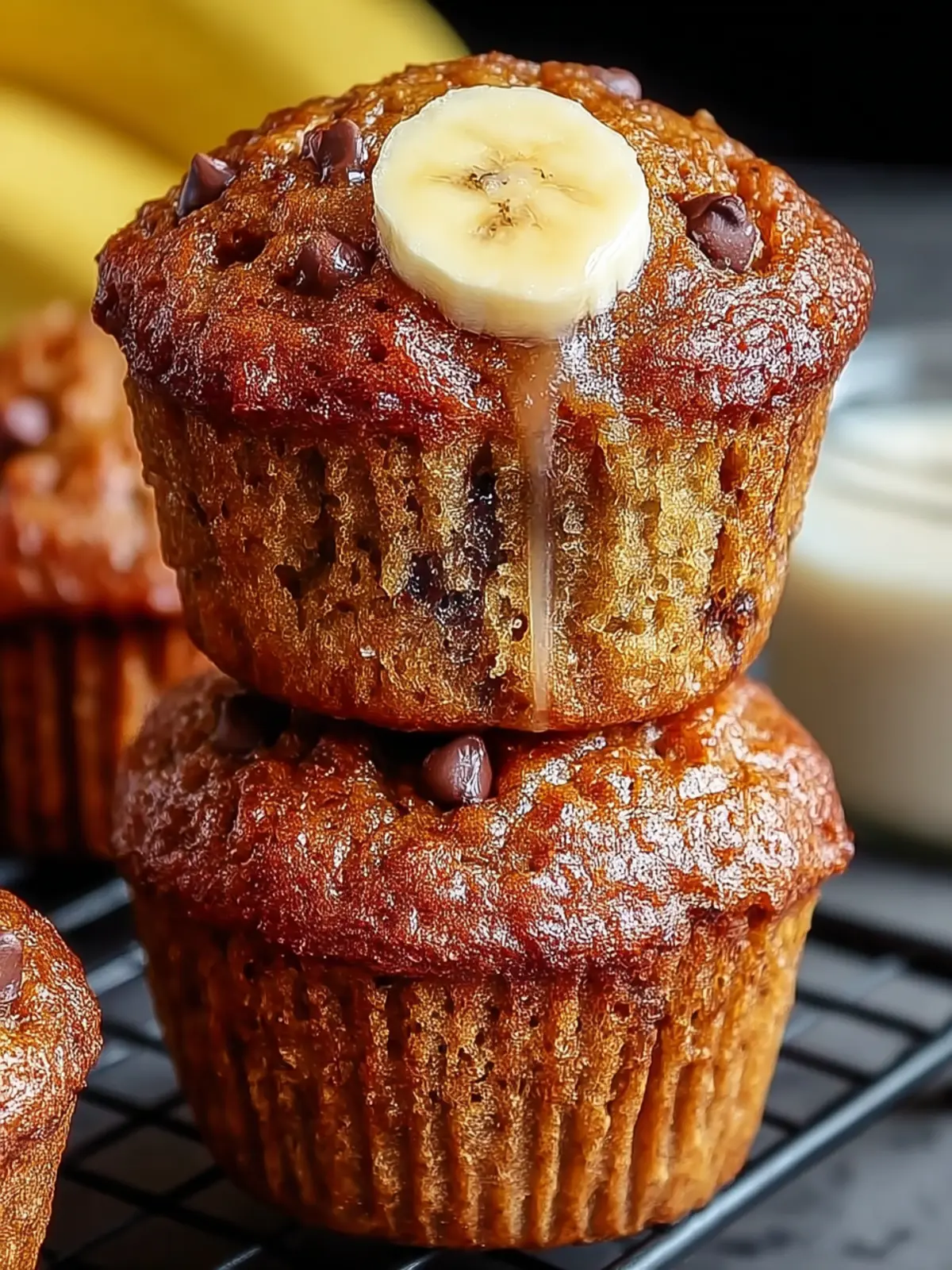 Moist Banana Bread Muffins First Image