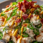 Irresistible Jalapeno Popper Chicken Salad Recipe First Image