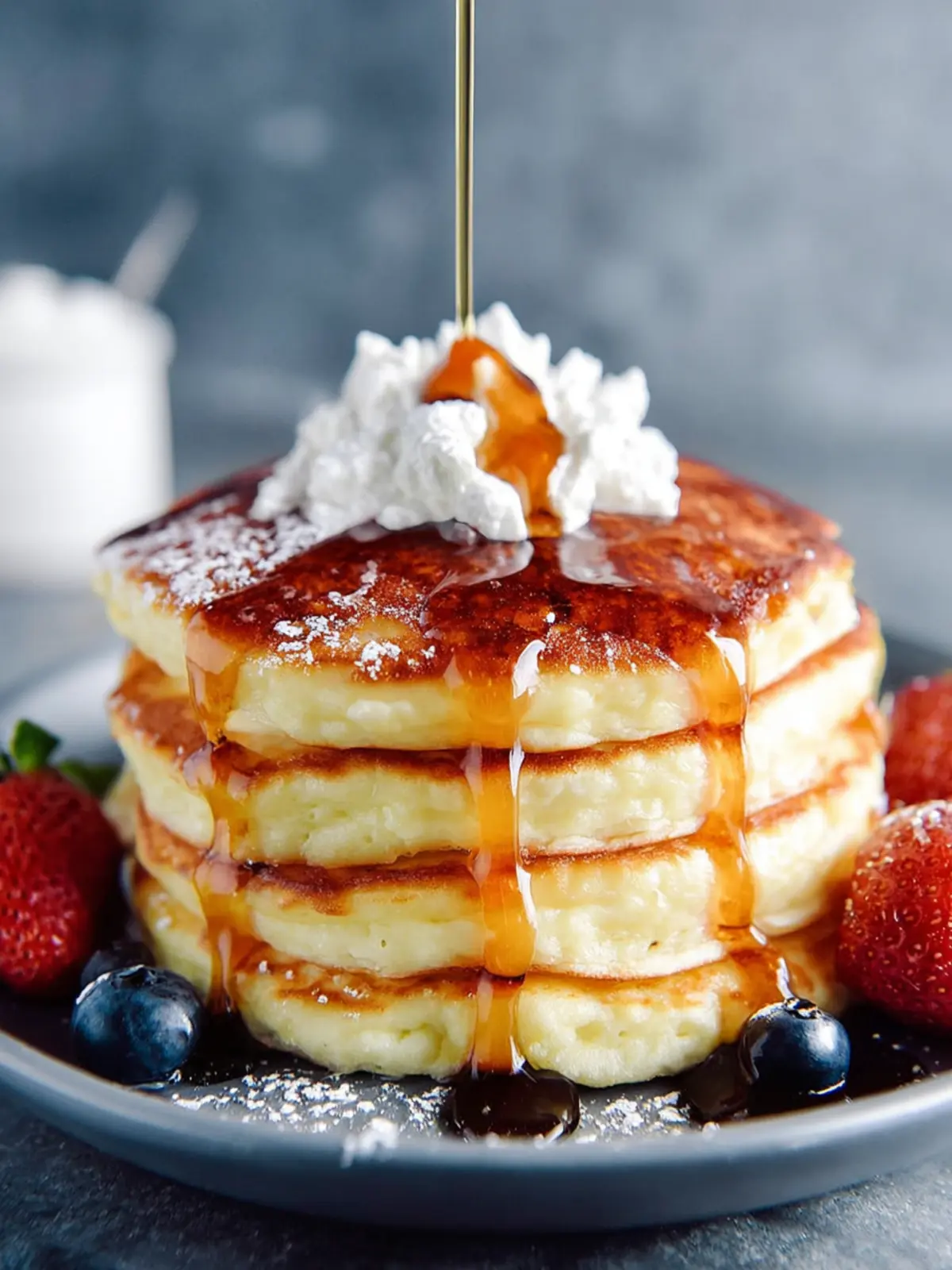 Greek Yogurt Pancakes First Image