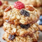 Vegan oatmeal cookies First Image