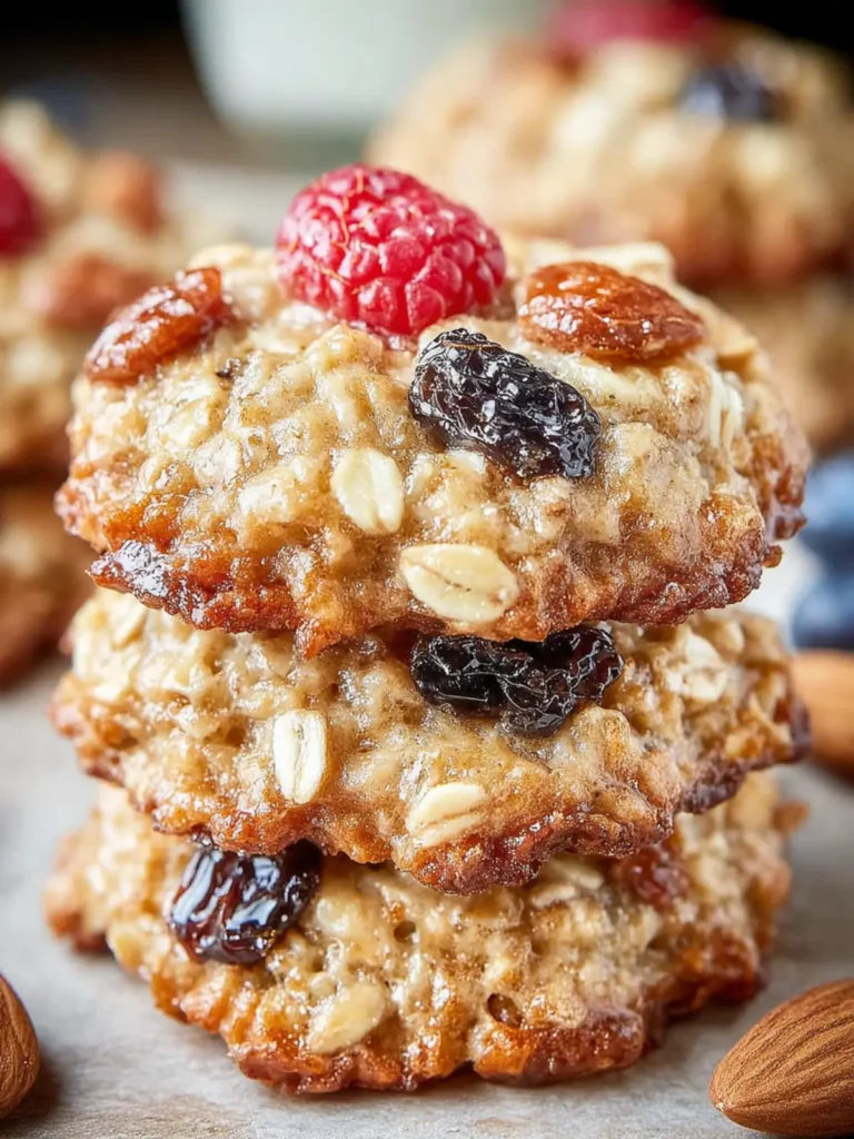 Vegan oatmeal cookies First Image