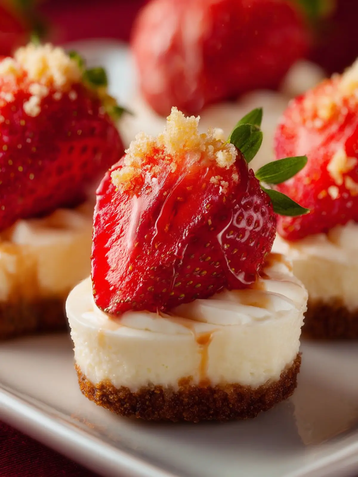 Cheesecake Deviled Strawberries First Image