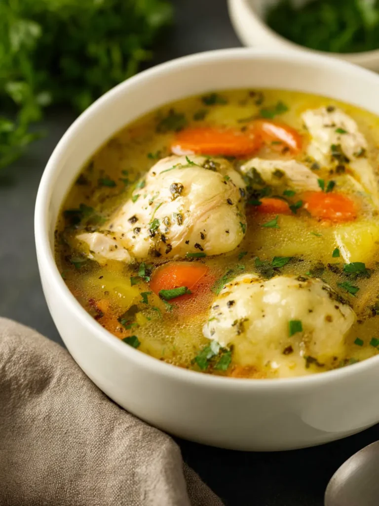 Chicken and Dumpling Soup First Image