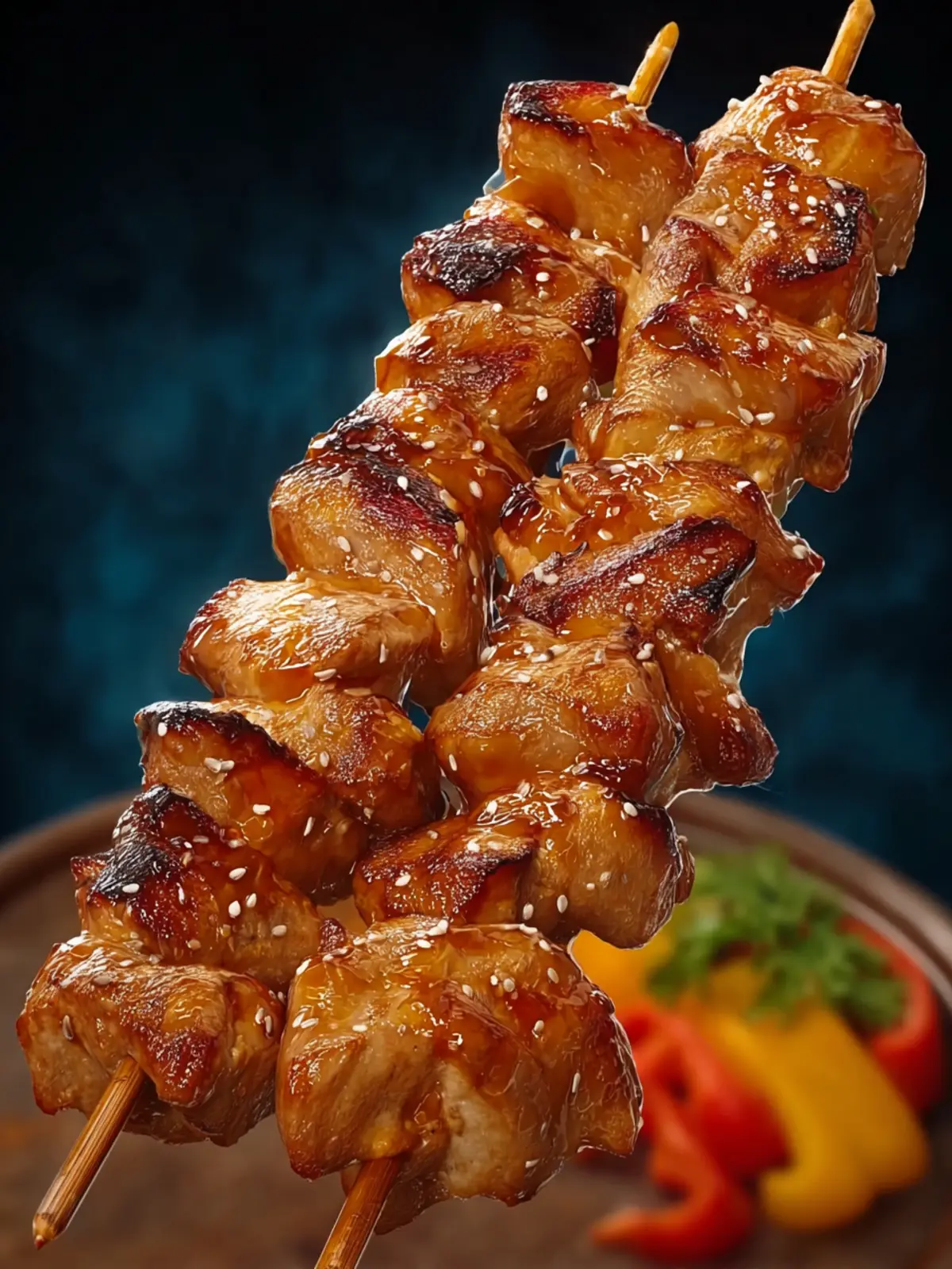 Chinese chicken on a stick First Image