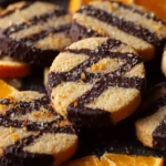 Chocolate Orange Shortbread Cookies First Image