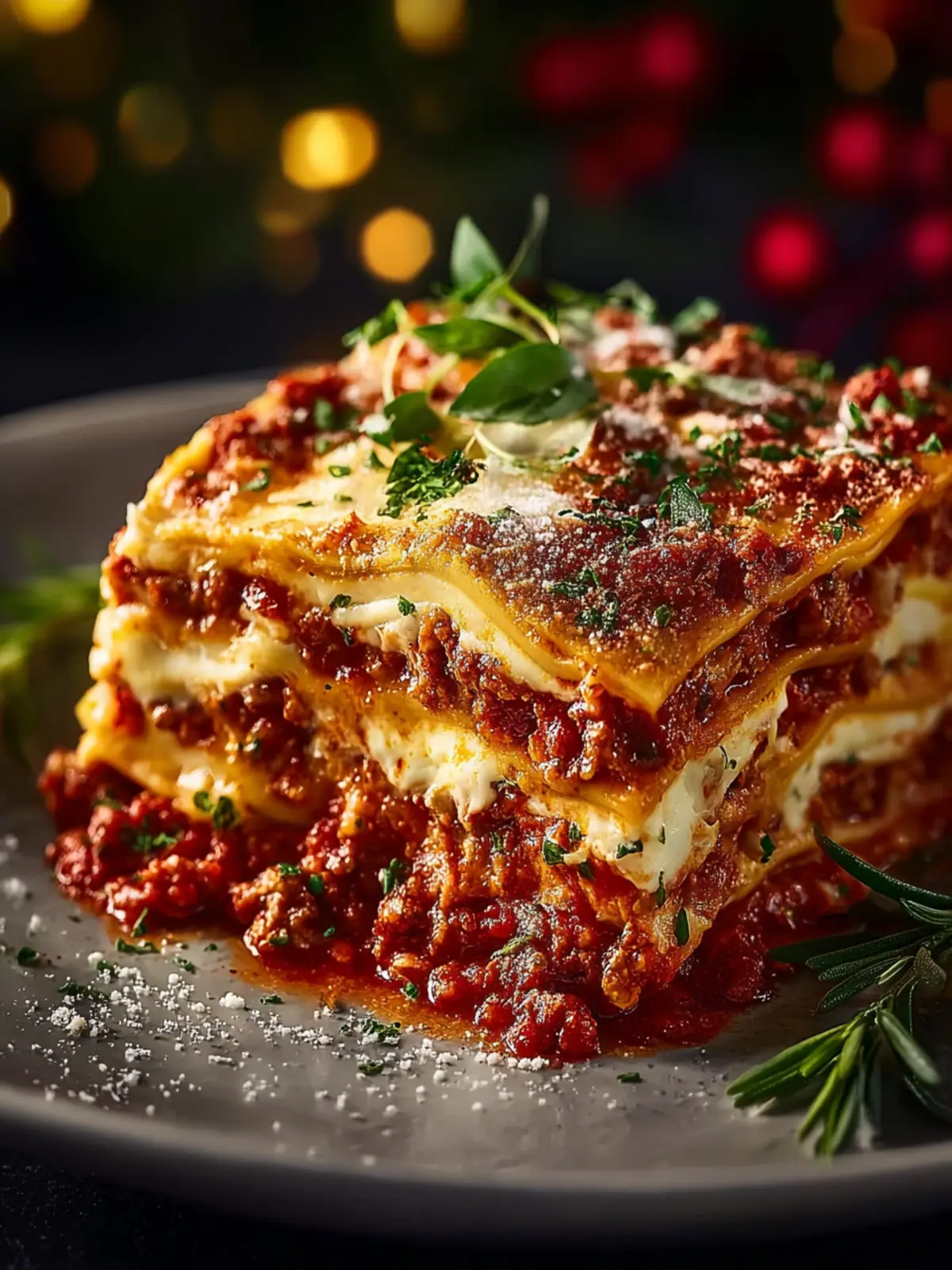 Christmas Eve Lasagna: Your Indulgent Cozy Family Tradition