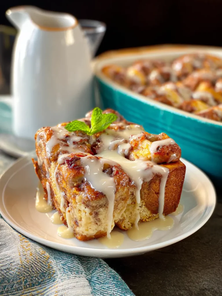 Cinnamon Roll Breakfast Casserole First Image