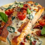 Creamy Tuscan Salmon First Image