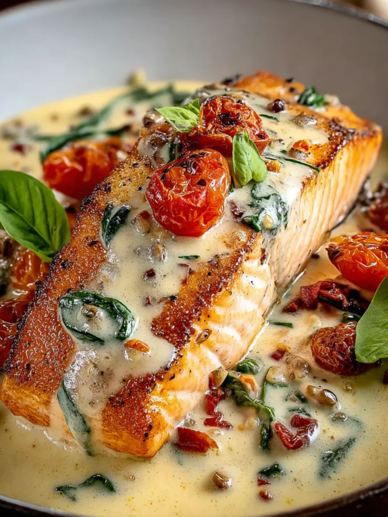 Creamy Tuscan Salmon First Image