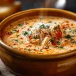 Crock Pot Creamy Chicken Parmesan Soup First Image