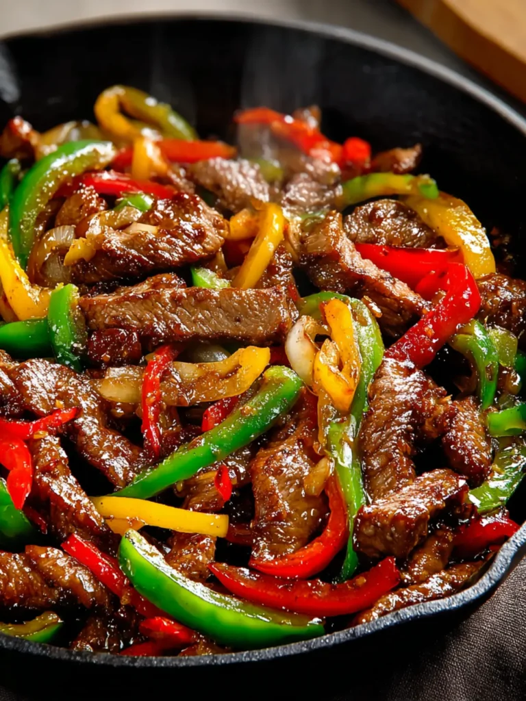 Delicious Pepper Steak Skillet First Image
