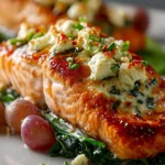Delicious Stuffed Salmon Recipe for a Flavorful Dinner! First Image