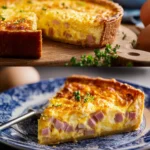 Easy Crockpot Ham and Cheese Breakfast Quiche First Image