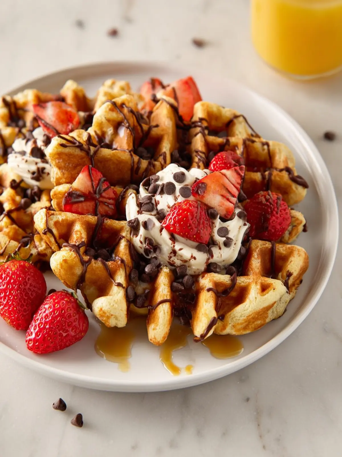 Favorite Chocolate Chip Waffles First Image