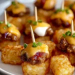 Irresistible Tater Tot Cheeseburger Bites Recipe First Image