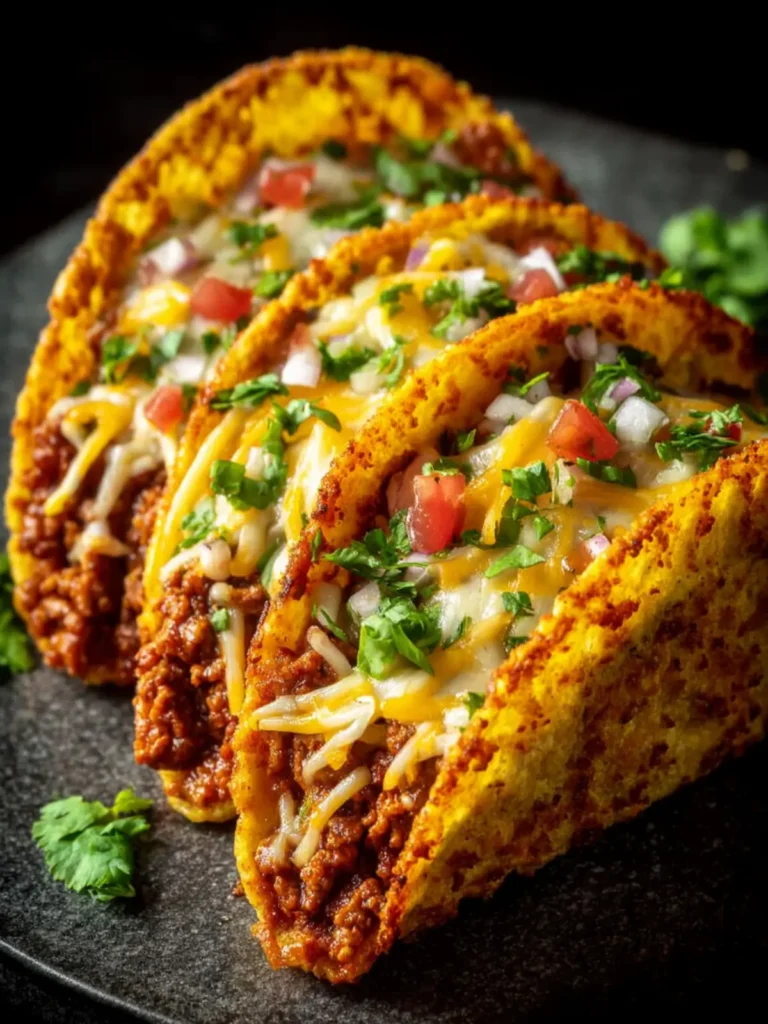 Oven-Baked Cheesy Tacos (Crispy & Loaded) First Image