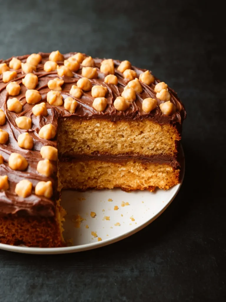 Peanut Butter Chickpea Cake First Image