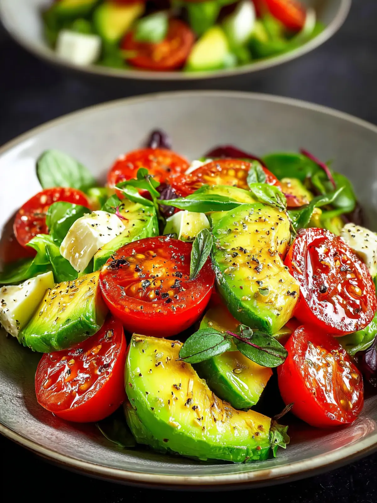 Refreshing Mediterranean Avocado Salad Recipe Delight First Image