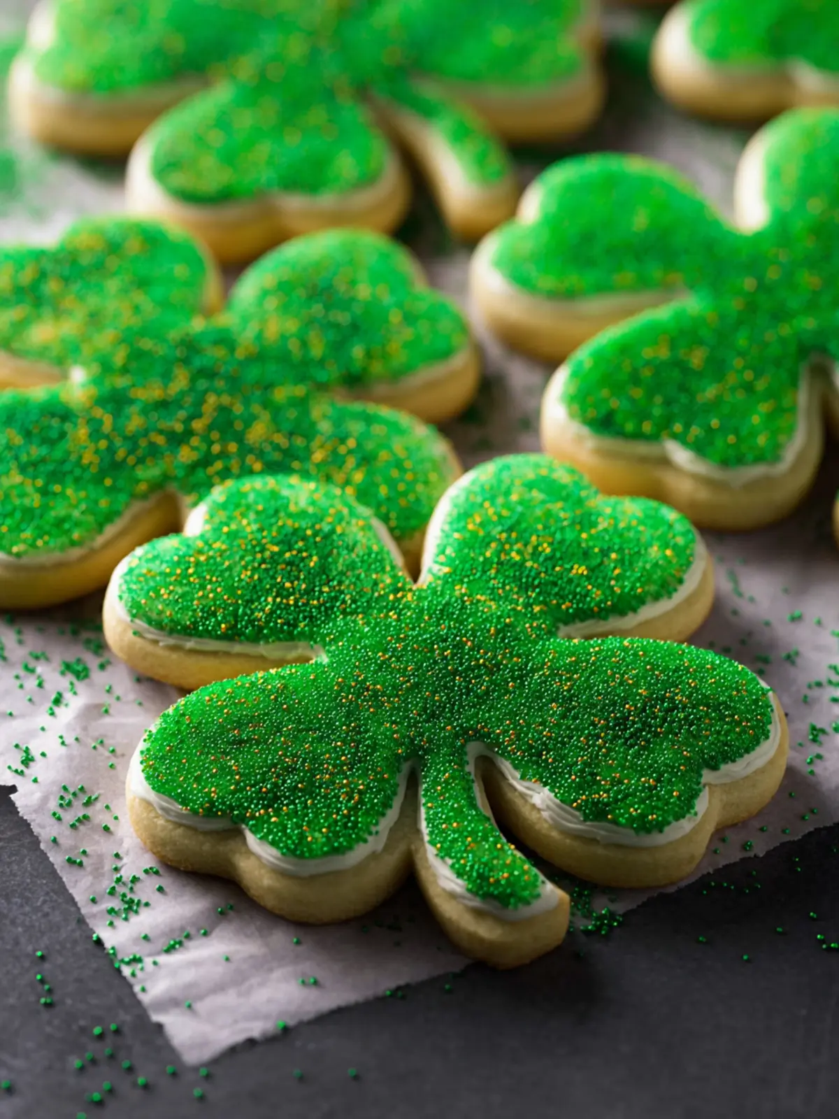 Shamrock Sugar Cookies for Festive Celebrations First Image