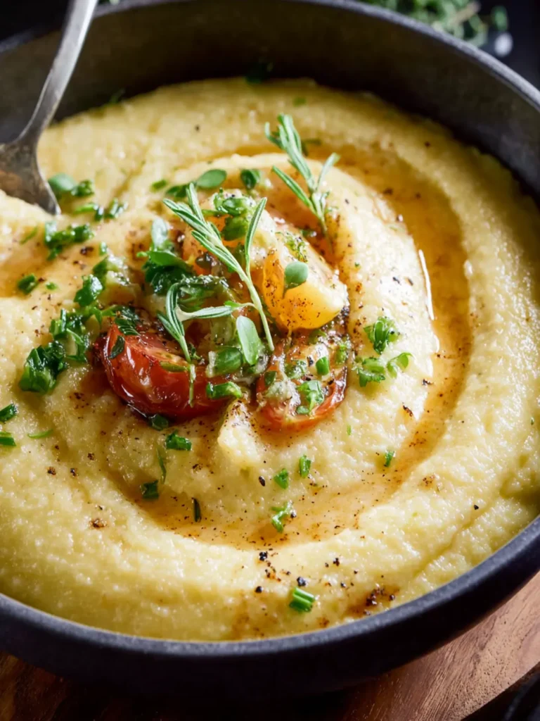 The Best Creamy Polenta First Image