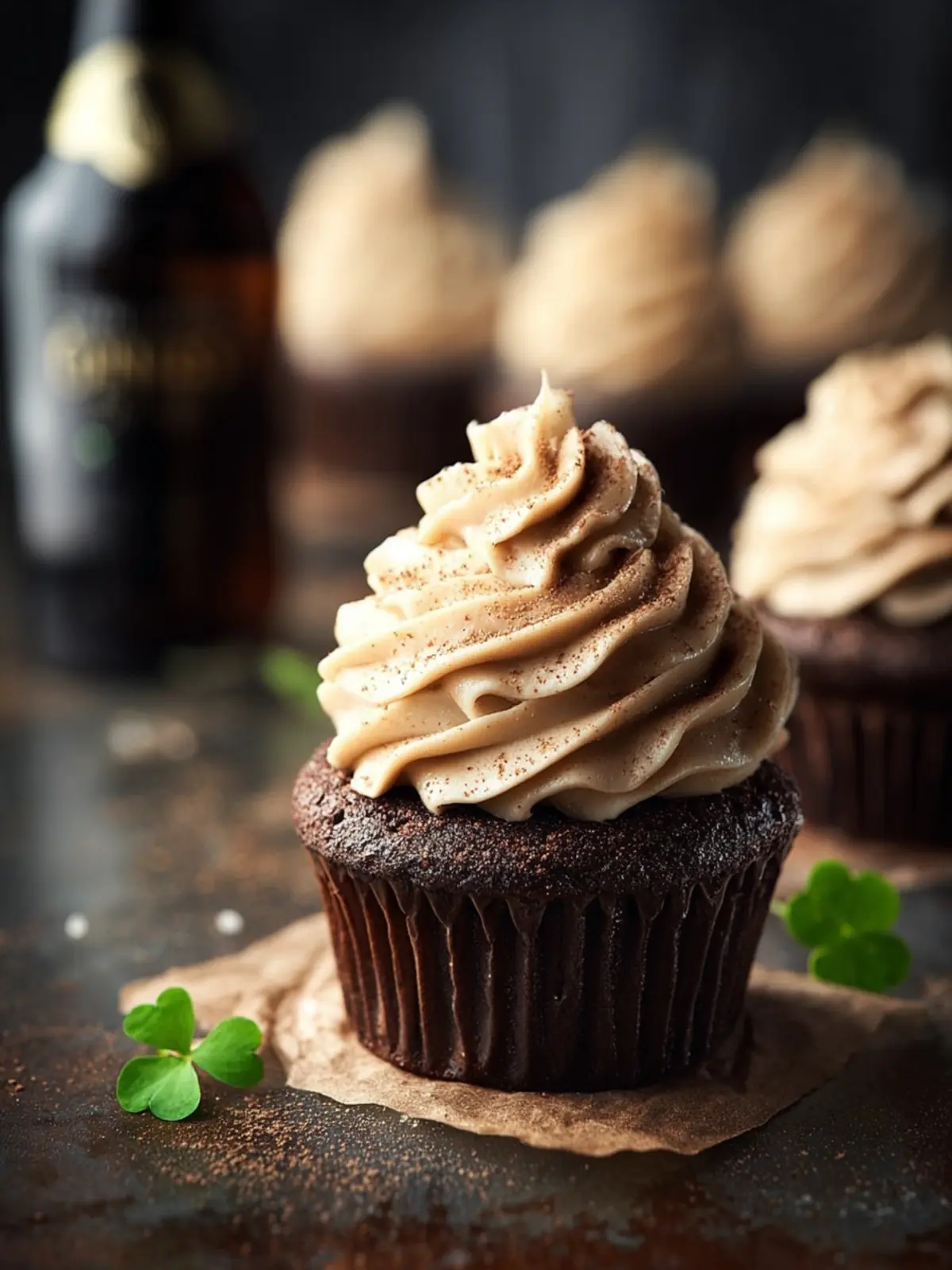 guinness chocolate cupcakes with bailey’s buttercream First Image