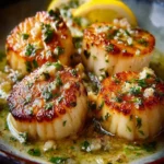 Garlic Lemon Butter Seared Scallops First Image