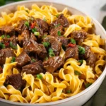 Beef Tips and Noodles First Image