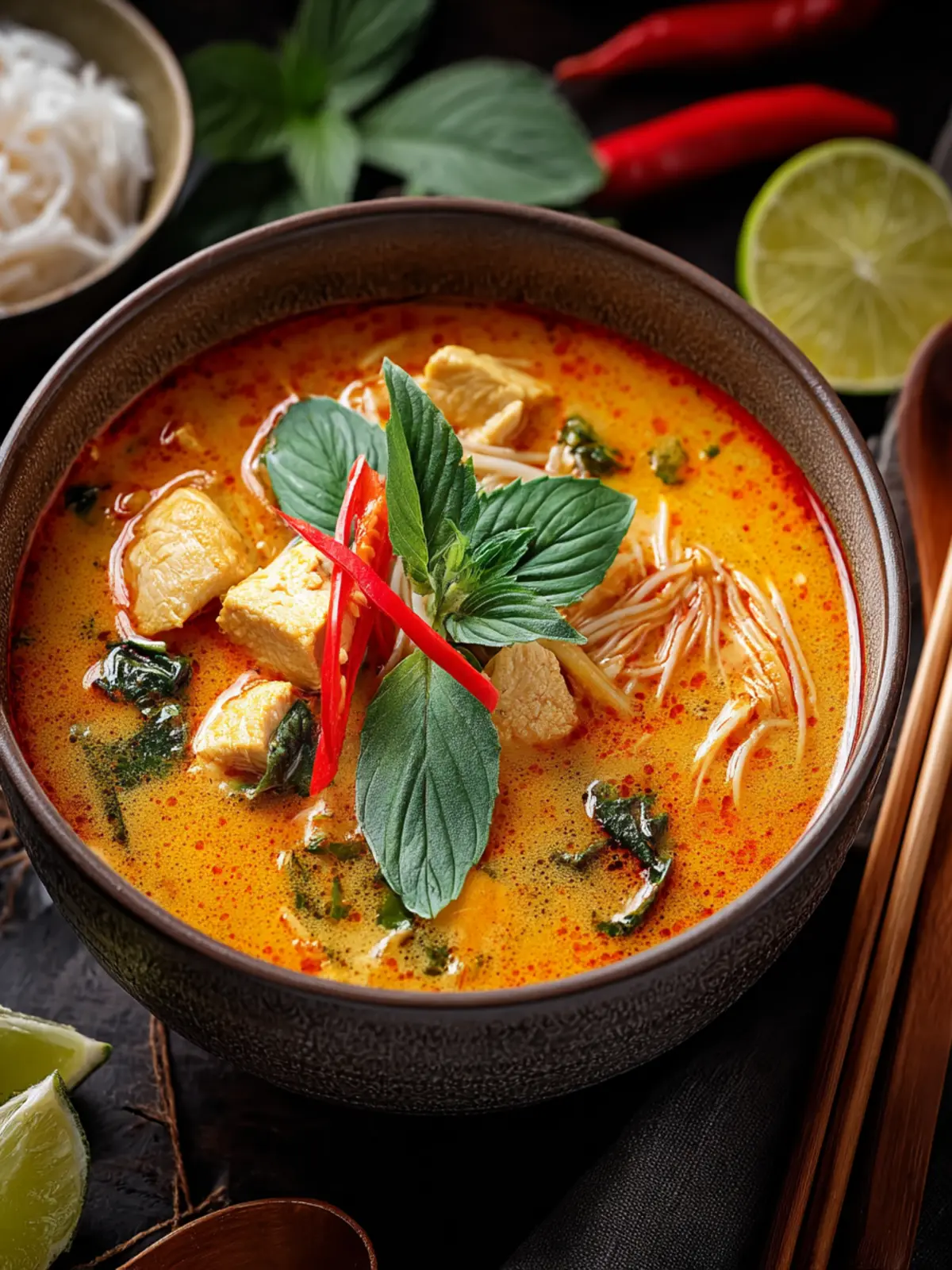 Cozy Thai Chicken Curry Soup for Chilly Days First Image