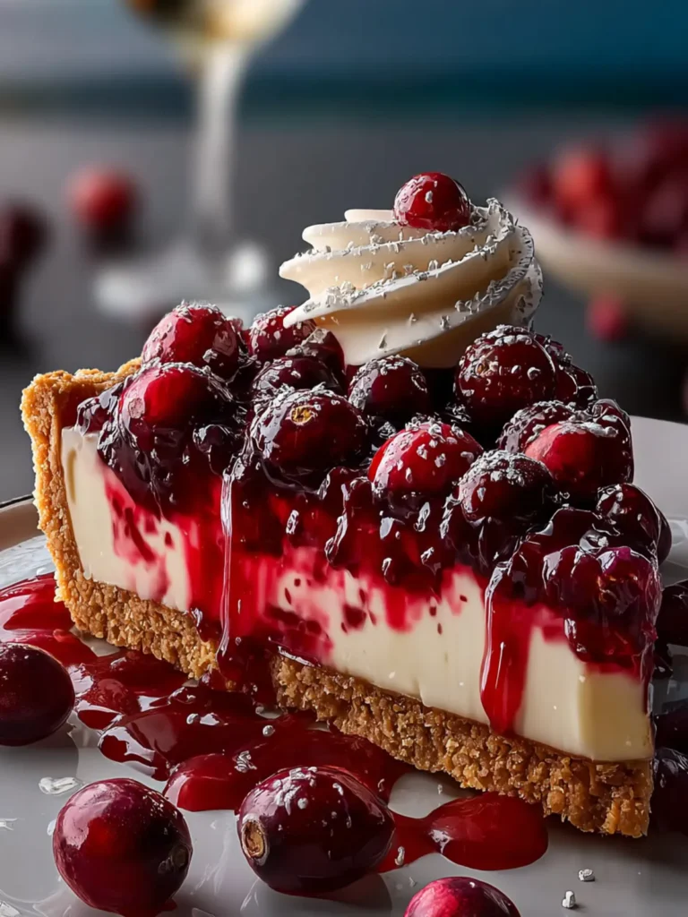 Cranberry White Chocolate Tart First Image