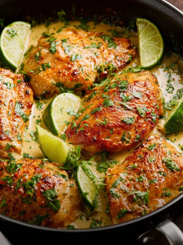 Creamy Cilantro Lime Chicken First Image
