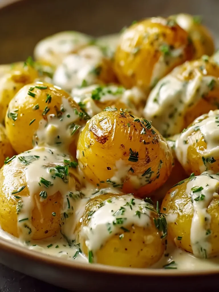 Creamy Garlic Sauce for Baby Potatoes First Image