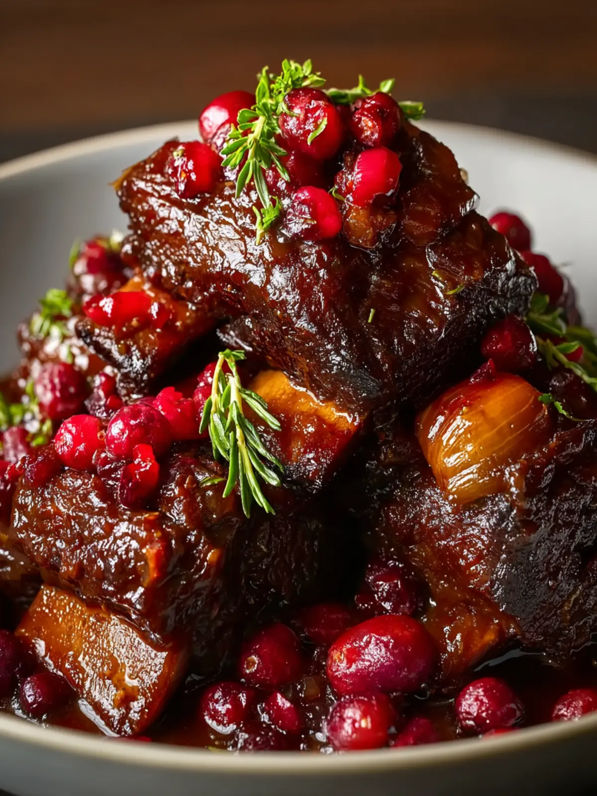 Crockpot Cranberry Beef Short Ribs: Indulgent Comfort In Every Bite