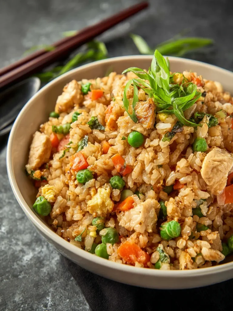 Easy Chicken Fried Rice Recipe First Image