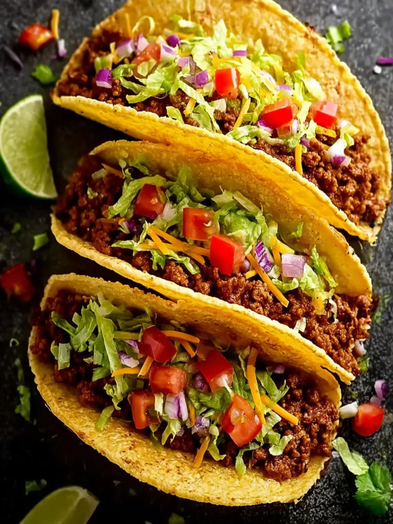 Easy Ground Beef Tacos First Image