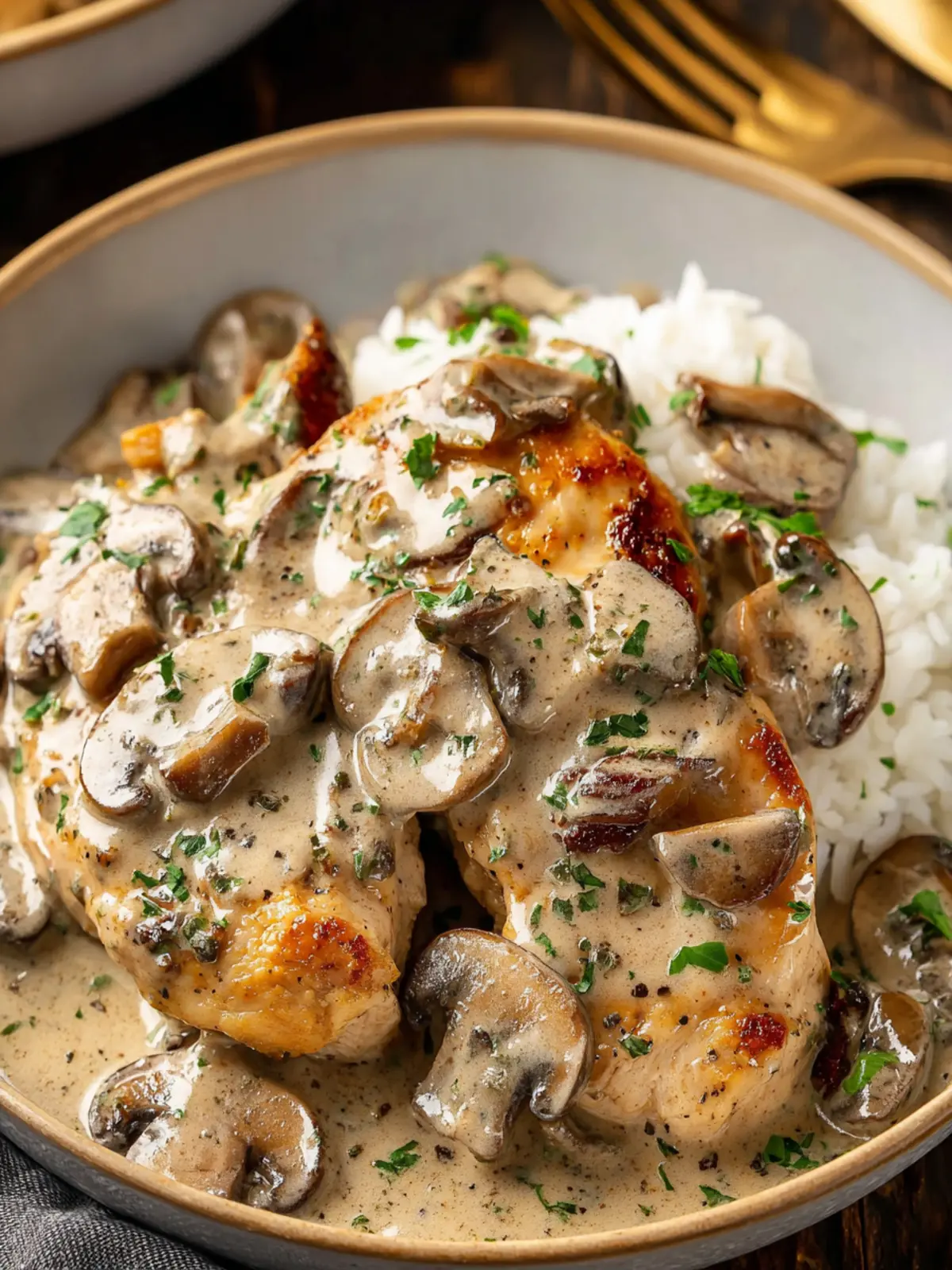 Irresistible Creamy Mushroom Chicken Recipe You’ll Love First Image