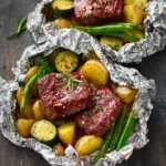 Steak and Potato Foil Packets First Image