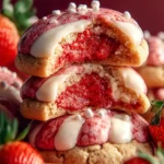 Strawberry Cheesecake Cookies: Gooey and Irresistible Treats First Image