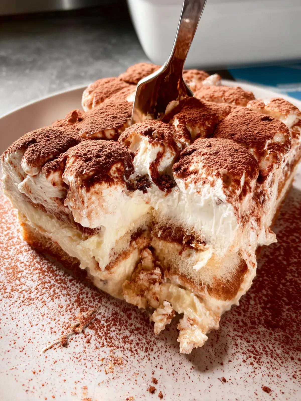 BEST Tiramisu Poke Cake First Image