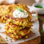 Baked Cabbage Fritters First Image