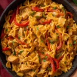 Creamy Chicken Fajita Pasta First Image