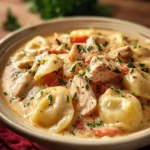 Crock Pot Chicken Pierogi Stew First Image